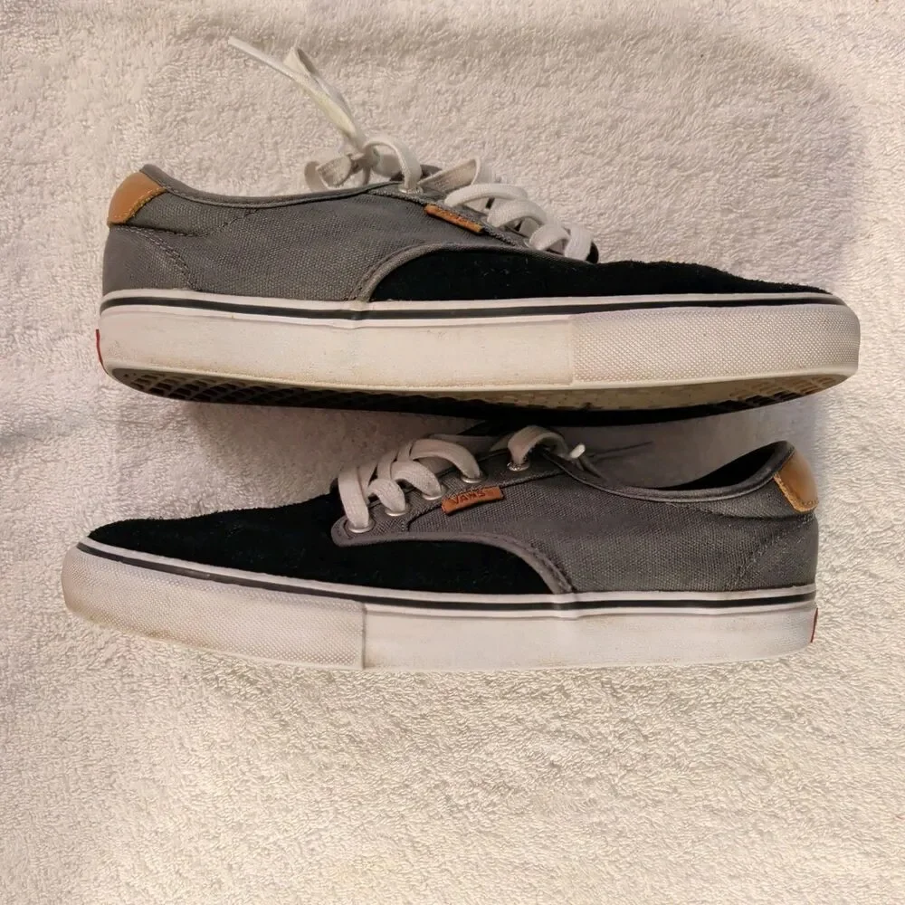 Vans Chima Ferguson Pro  Black Suede Lifestyle Sneakers, Mens 8.5